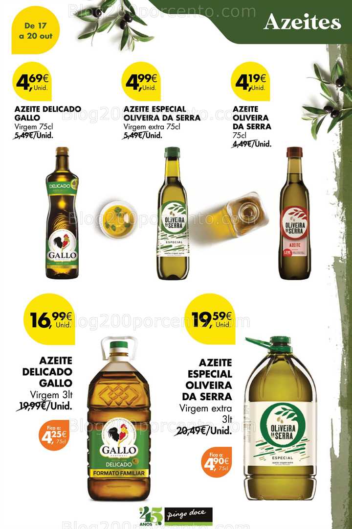 Antevisão Folheto PINGO DOCE Promoções Fim de Semana - 17 a 20 outubro