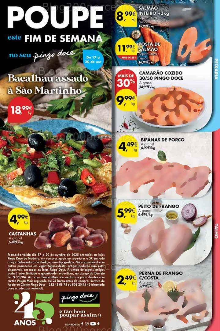 Antevisão Folheto PINGO DOCE Madeira Promoções Fim de Semana - 17 a 20 outubro