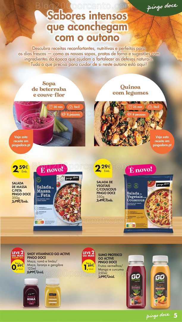 Antevisão Folheto PINGO DOCE Escolhas Equilibradas Promoções de 21 outubro a 3 novembro