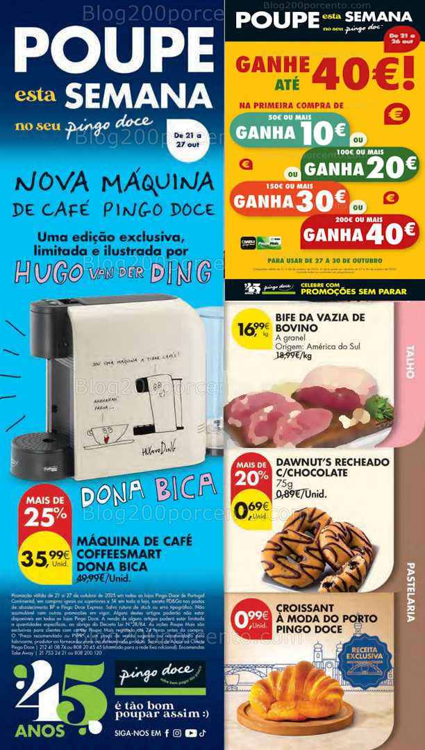 Antevisão Folheto PINGO DOCE Promoções de 21 a 27 outubro - Edição Digital