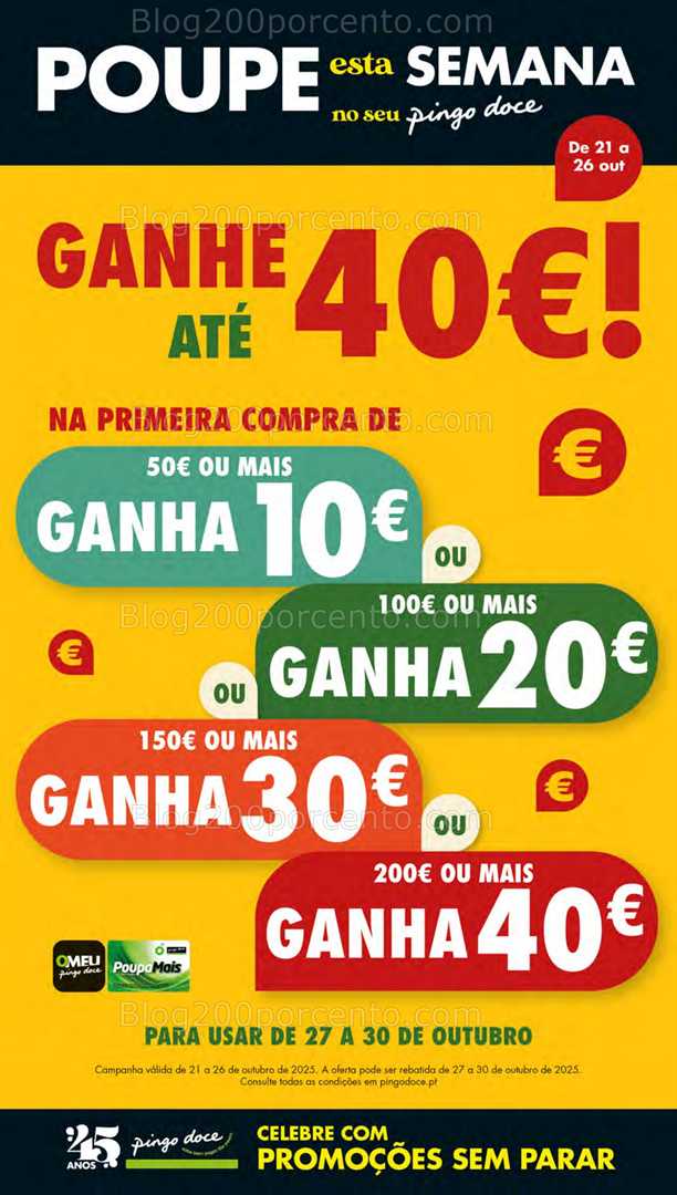 Antevisão Folheto PINGO DOCE Promoções de 21 a 27 outubro - Edição Digital