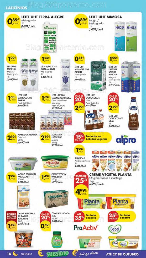 Antevisão Folheto PINGO DOCE Promoções de 21 a 27 outubro - Edição Digital