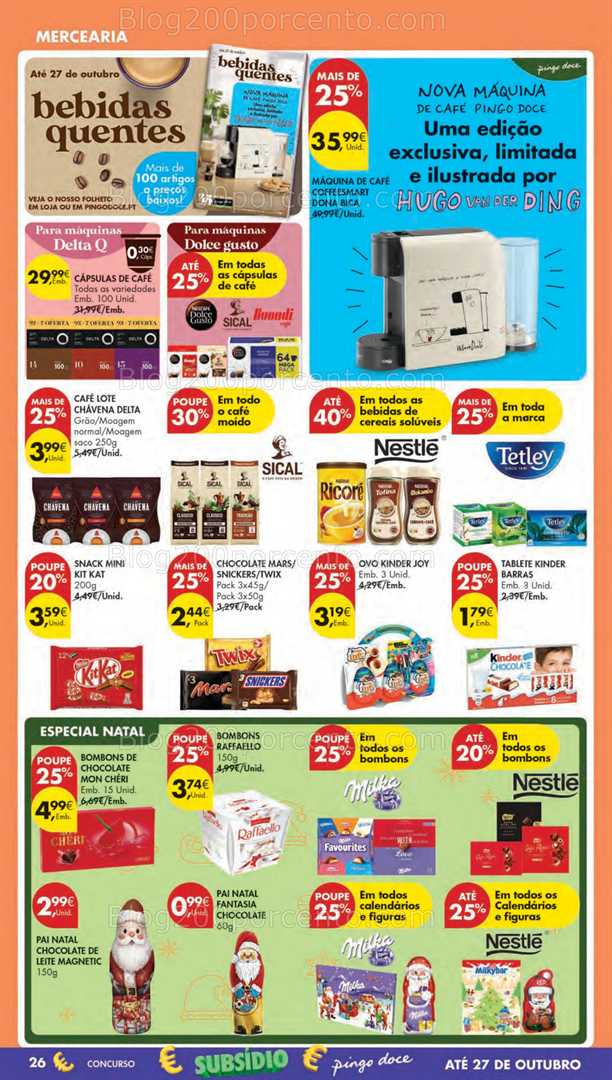 Antevisão Folheto PINGO DOCE Promoções de 21 a 27 outubro - Edição Digital