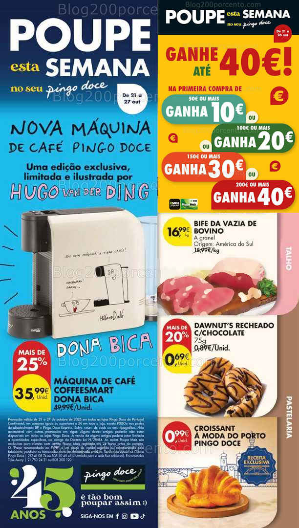 Antevisão Folheto PINGO DOCE Lojas Grandes Promoções de 21 a 27 outubro