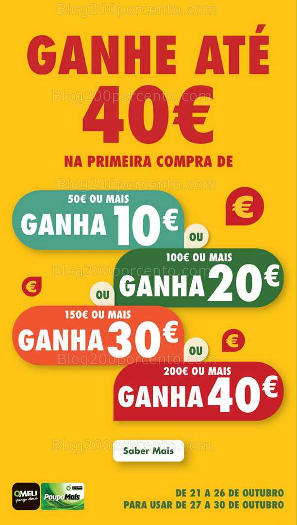 Antevisão Folheto PINGO DOCE Lojas Grandes Promoções de 21 a 27 outubro