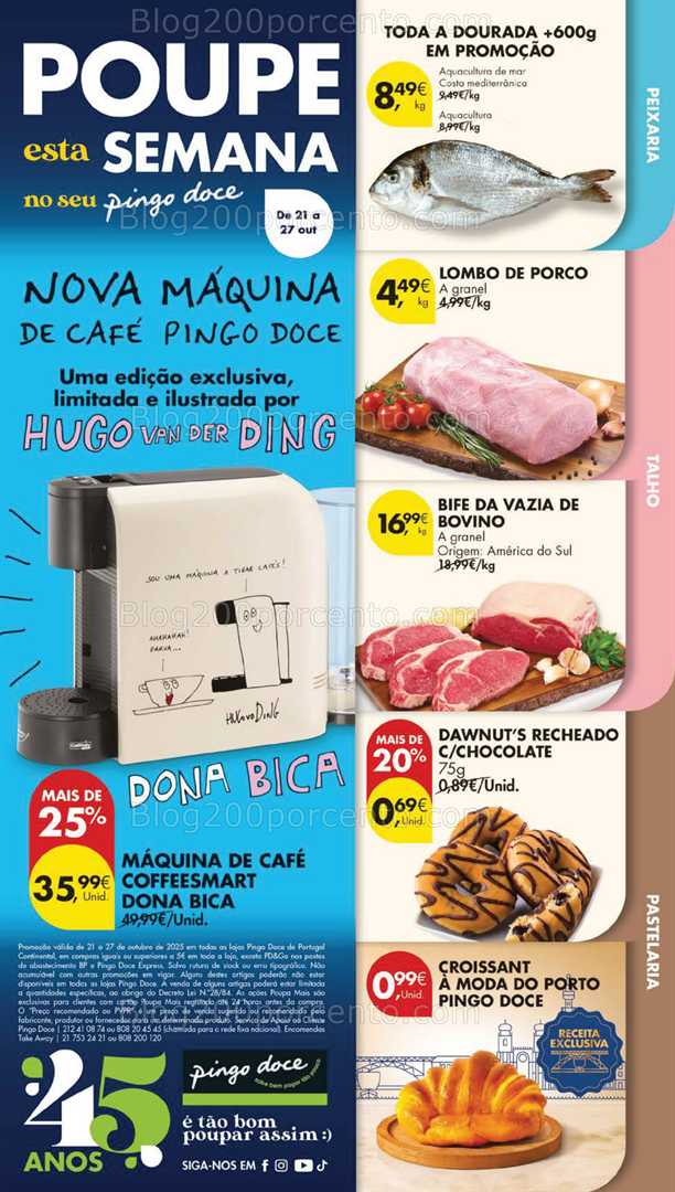 Antevisão Folheto PINGO DOCE Lojas Grandes Promoções de 21 a 27 outubro