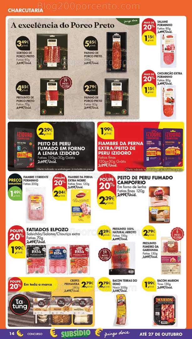 Antevisão Folheto PINGO DOCE Lojas Grandes Promoções de 21 a 27 outubro