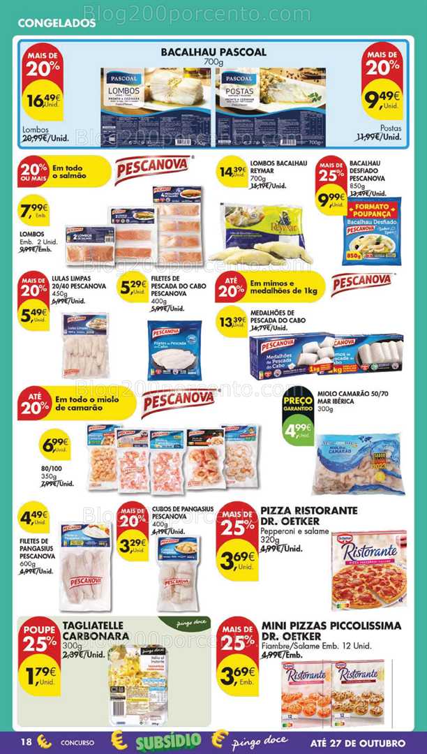 Antevisão Folheto PINGO DOCE Lojas Grandes Promoções de 21 a 27 outubro