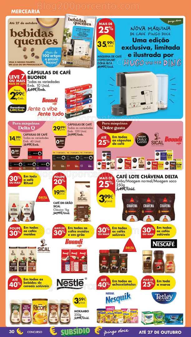 Antevisão Folheto PINGO DOCE Lojas Grandes Promoções de 21 a 27 outubro