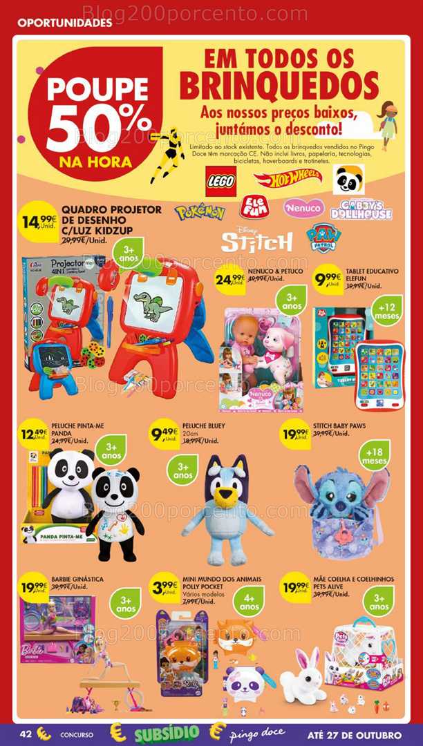 Antevisão Folheto PINGO DOCE Bazar Grandes Promoções de 21 a 27 outubro