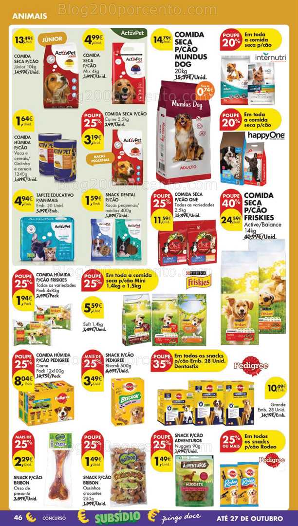 Antevisão Folheto PINGO DOCE Lojas Grandes Promoções de 21 a 27 outubro