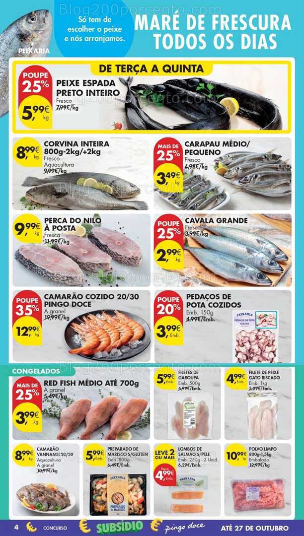 Antevisão Folheto PINGO DOCE Madeira Promoções de 21 a 27 outubro