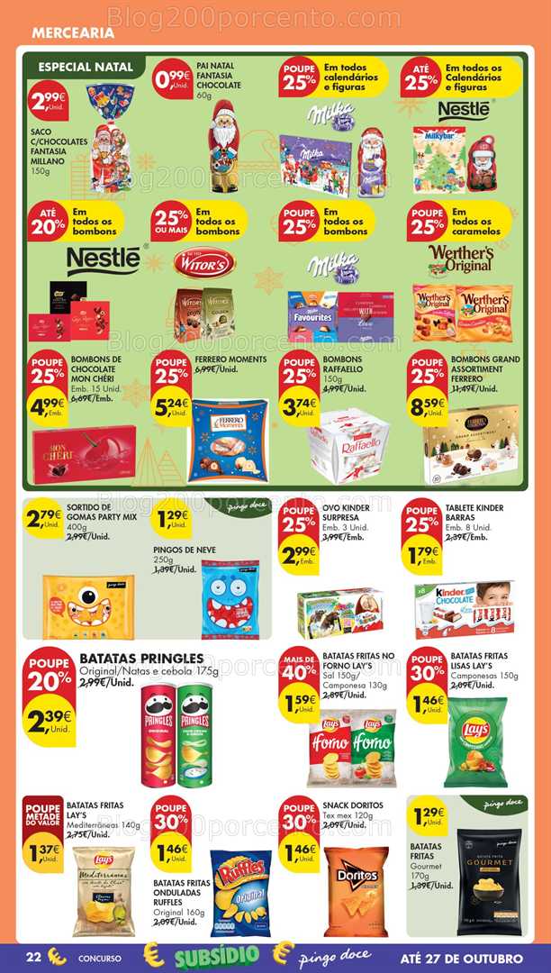 Antevisão Folheto PINGO DOCE Madeira Promoções de 21 a 27 outubro