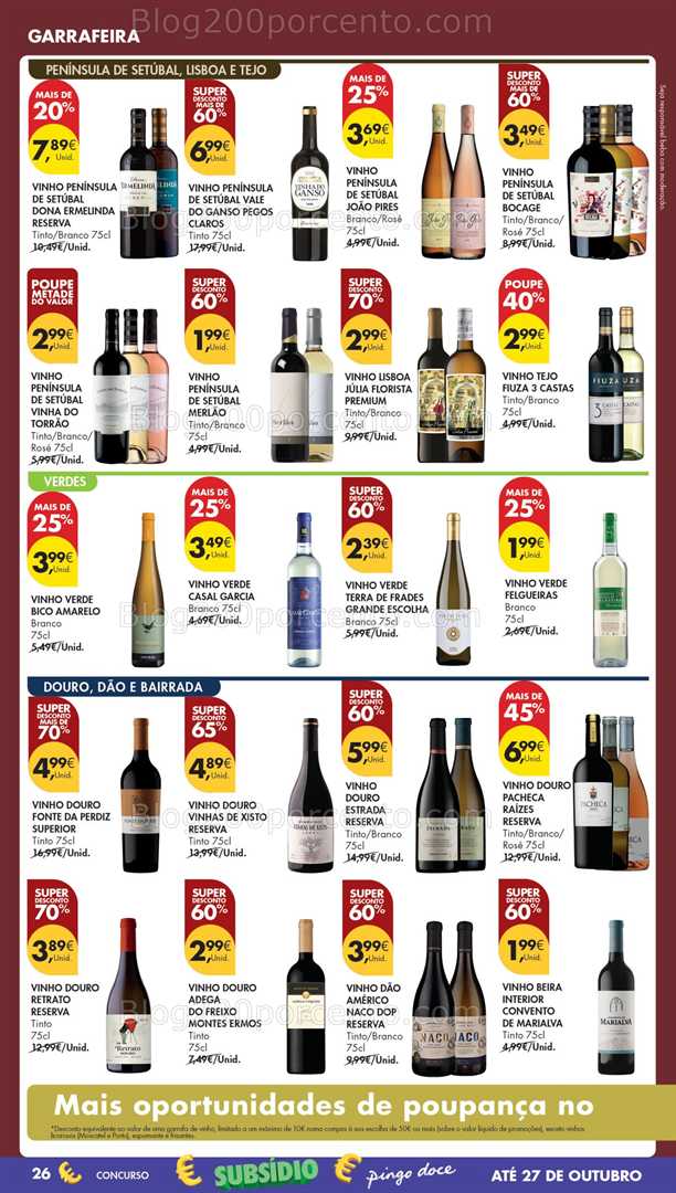 Antevisão Folheto PINGO DOCE Madeira Promoções de 21 a 27 outubro