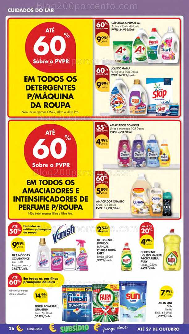 Antevisão Folheto PINGO DOCE Lojas Pequenas Promoções de 21 a 27 outubro