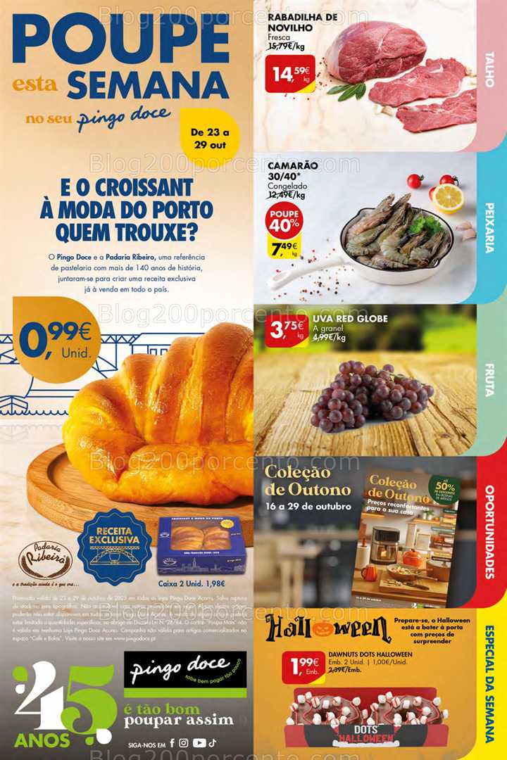 Antevisão Folheto PINGO DOCE Açores Promoções de 23 a 29 outubro