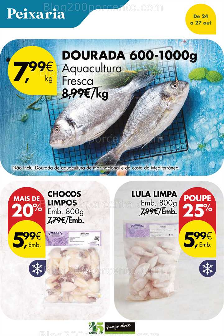 Antevisão Folheto PINGO DOCE Promoções de 24 a 27 outubro