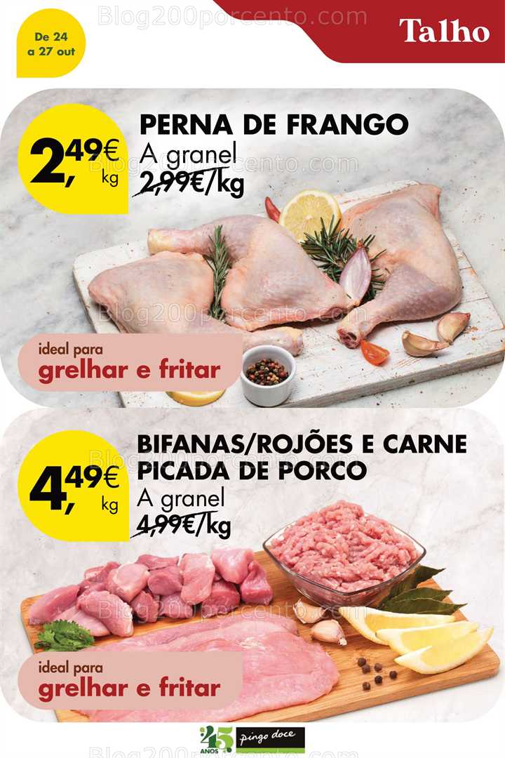Antevisão Folheto PINGO DOCE Promoções de 24 a 27 outubro