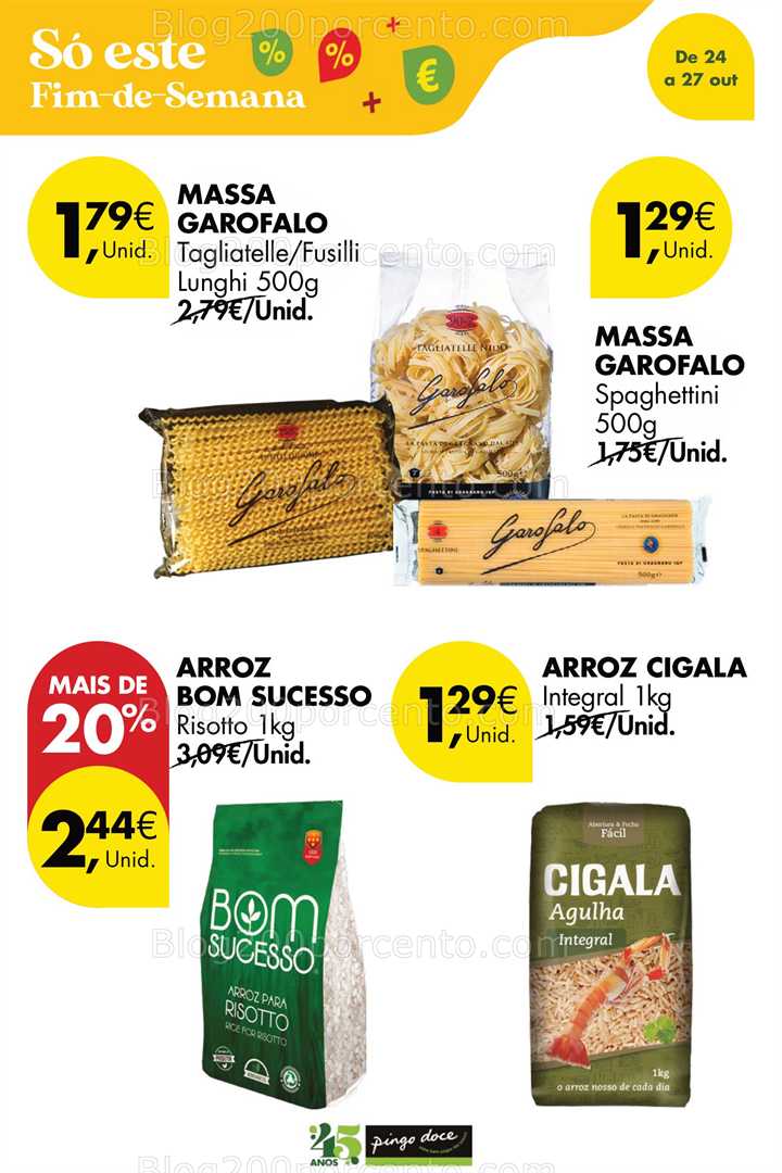 Antevisão Folheto PINGO DOCE Promoções de 24 a 27 outubro