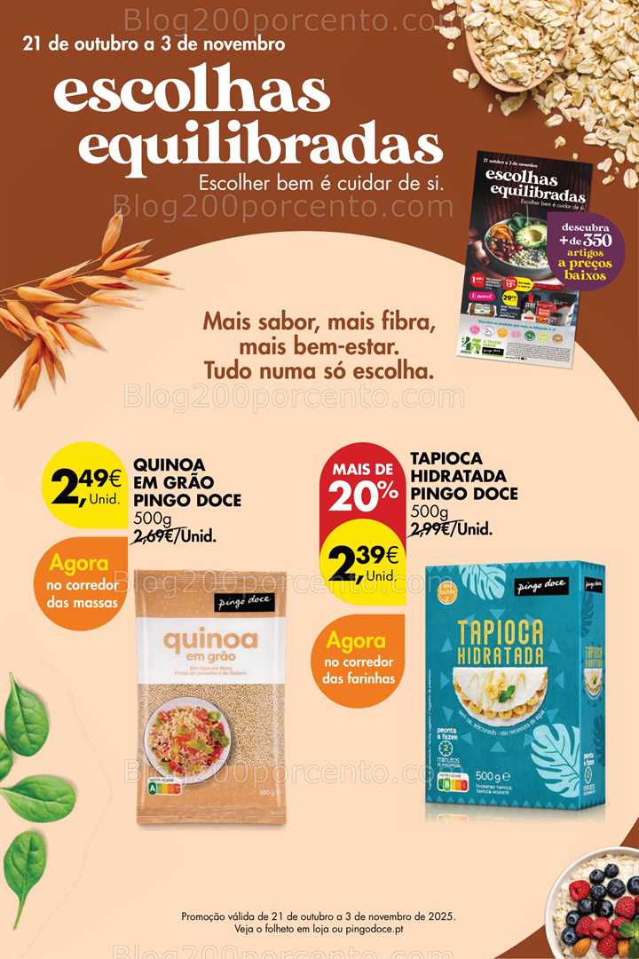 Antevisão Folheto PINGO DOCE Promoções de 24 a 27 outubro