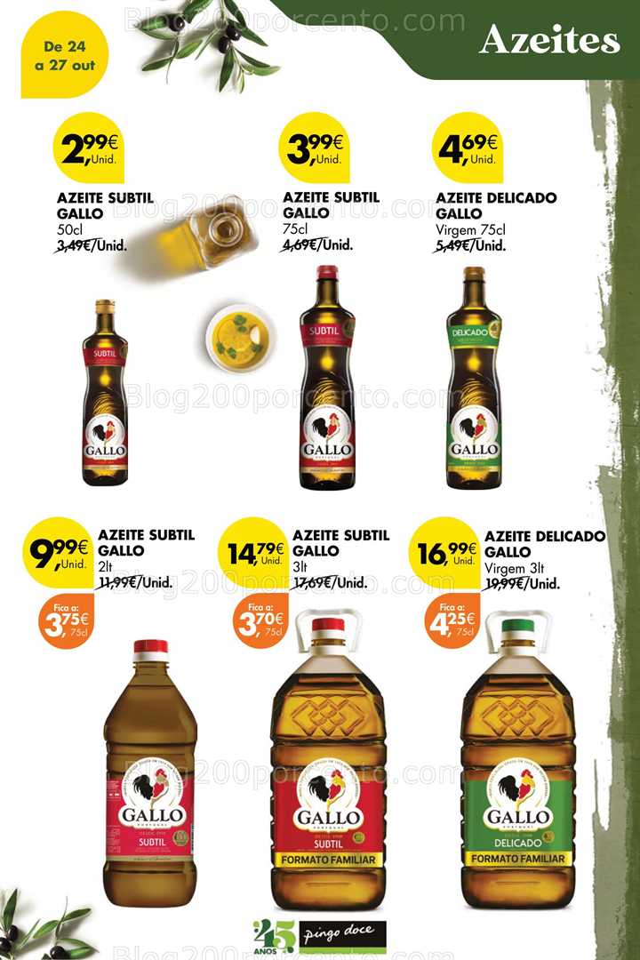 Antevisão Folheto PINGO DOCE Promoções de 24 a 27 outubro