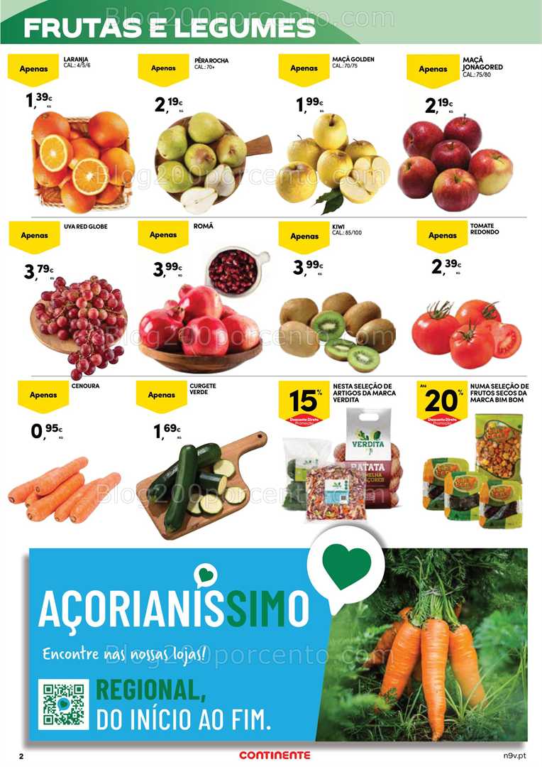 Antevisão Folheto CONTINENTE Açores Promoções de 16 a 29 Outubro