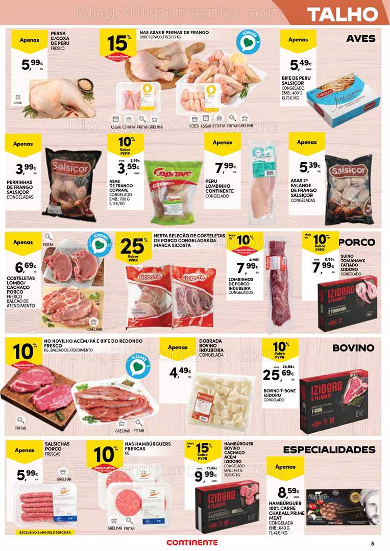 Antevisão Folheto CONTINENTE Açores Promoções de 16 a 29 Outubro