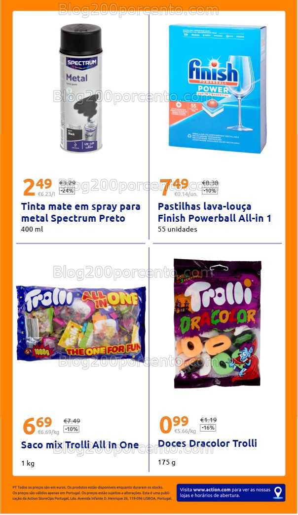 Antevisão Folheto ACTION Promoções de 22 a 28 outubro