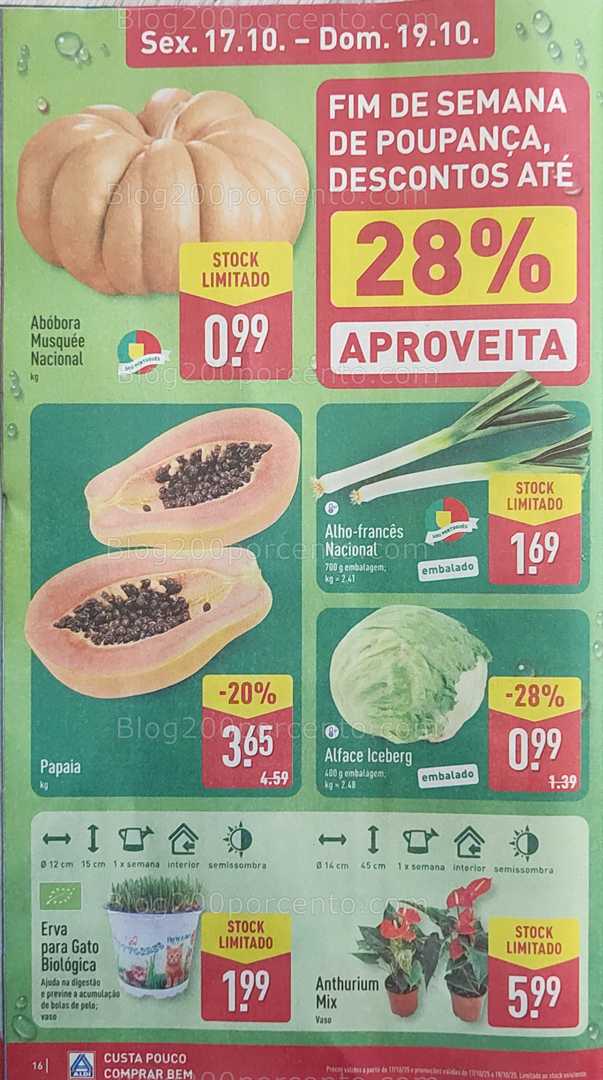 Antevisão Folheto ALDI Promoções de 13 a 19 outubro