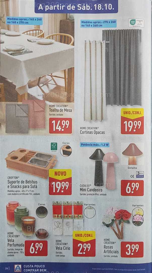 Antevisão Folheto ALDI Promoções de 13 a 19 outubro