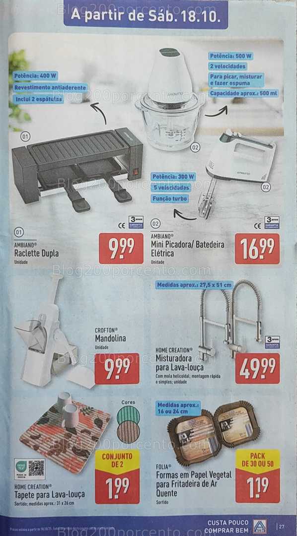 Antevisão Folheto ALDI Promoções de 13 a 19 outubro