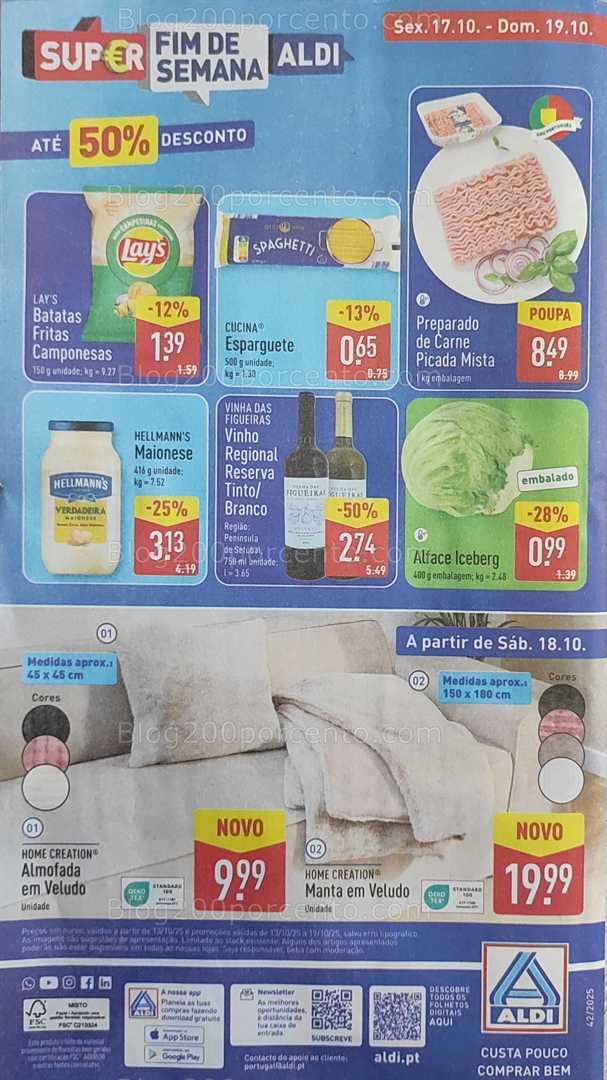 Antevisão Folheto ALDI Promoções de 13 a 19 outubro
