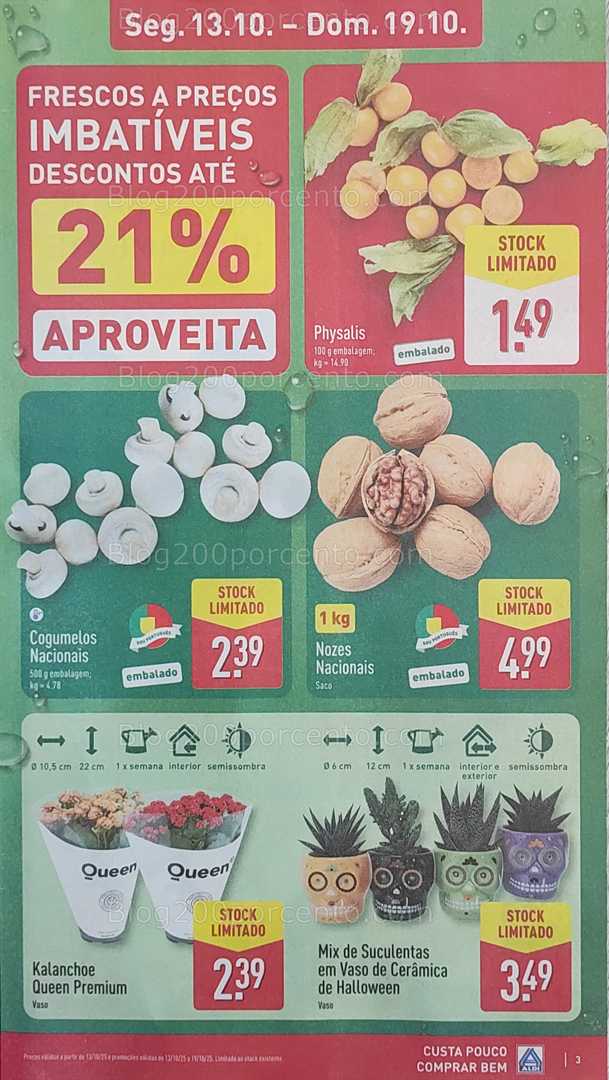 Antevisão Folheto ALDI Promoções de 13 a 19 outubro