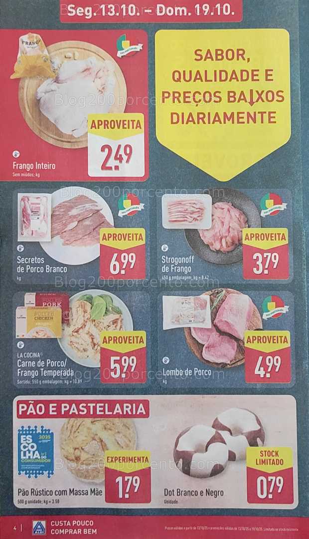 Antevisão Folheto ALDI Promoções de 13 a 19 outubro