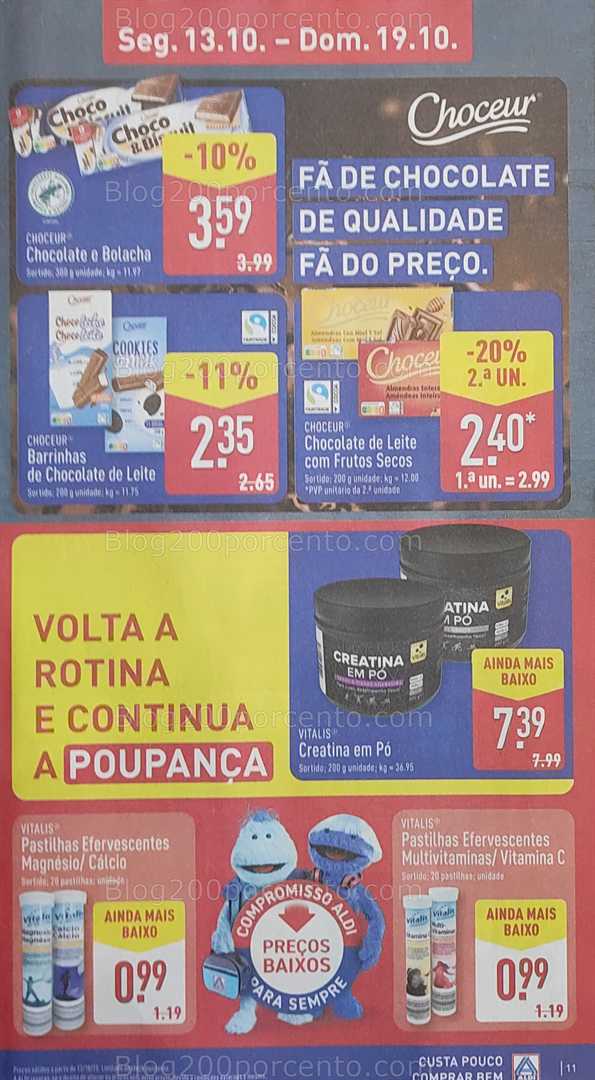 Antevisão Folheto ALDI Promoções de 13 a 19 outubro