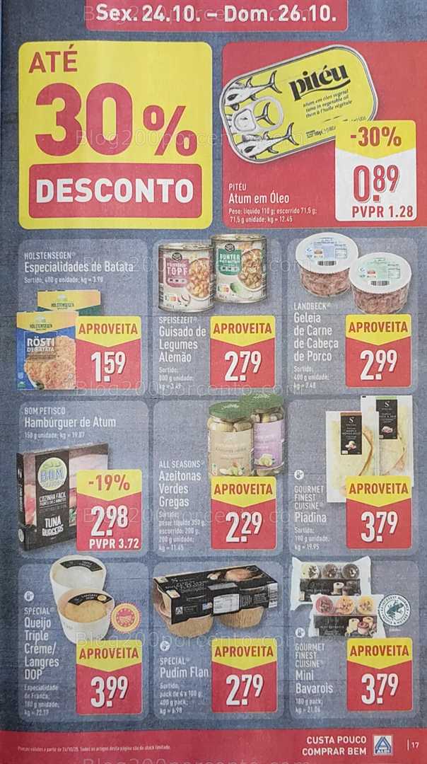 Antevisão Folheto ALDI Promoções de 20 a 26 outubro