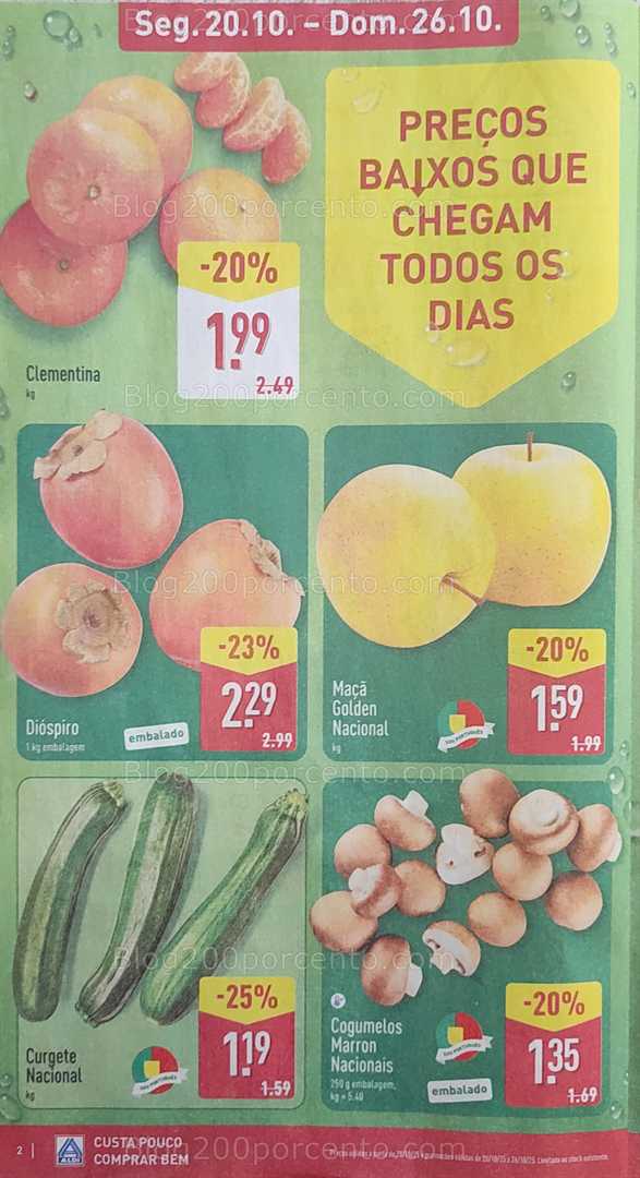 Antevisão Folheto ALDI Promoções de 20 a 26 outubro