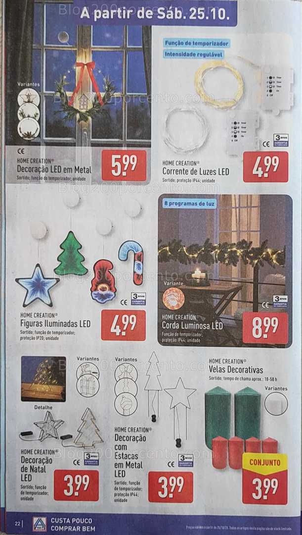 Antevisão Folheto ALDI Promoções de 20 a 26 outubro