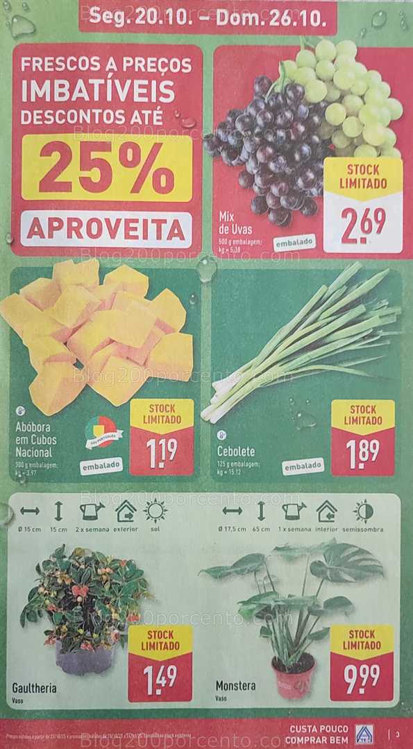 Antevisão Folheto ALDI Promoções de 20 a 26 outubro