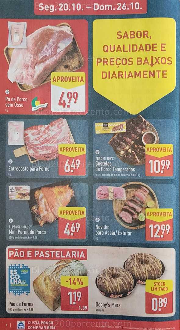 Antevisão Folheto ALDI Promoções de 20 a 26 outubro