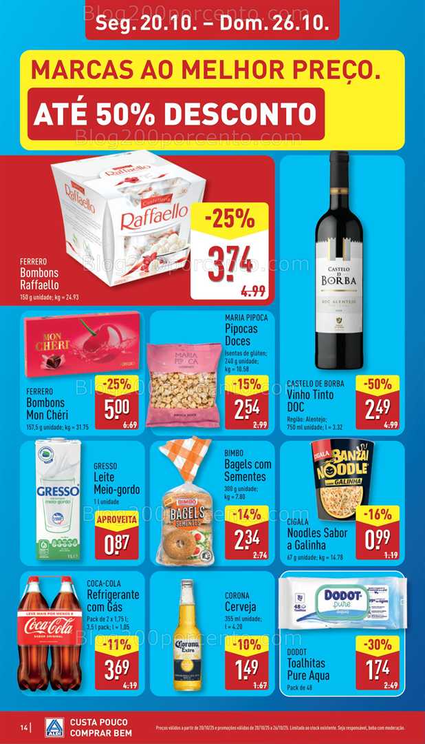 Antevisão Folheto ALDI Promoções de 20 a 26 outubro - Edição Digital