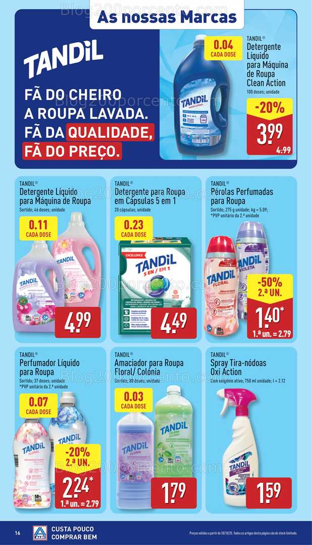 Antevisão Folheto ALDI Promoções de 20 a 26 outubro - Edição Digital