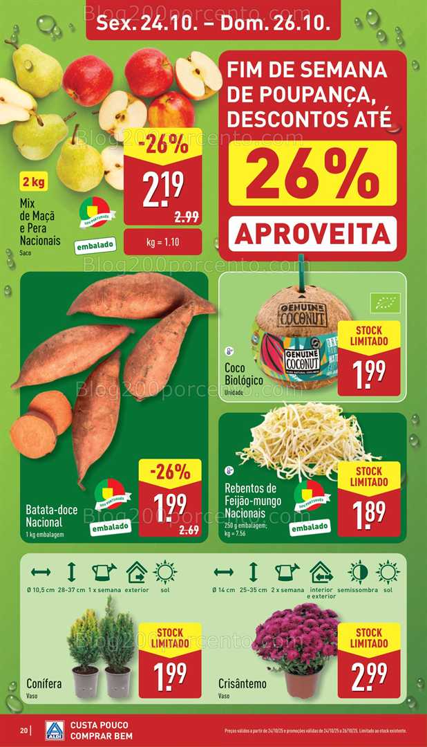 Antevisão Folheto ALDI Promoções de 20 a 26 outubro - Edição Digital