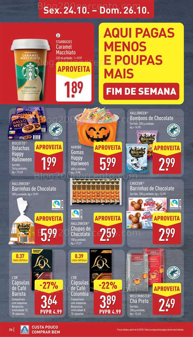 Antevisão Folheto ALDI Promoções de 20 a 26 outubro - Edição Digital
