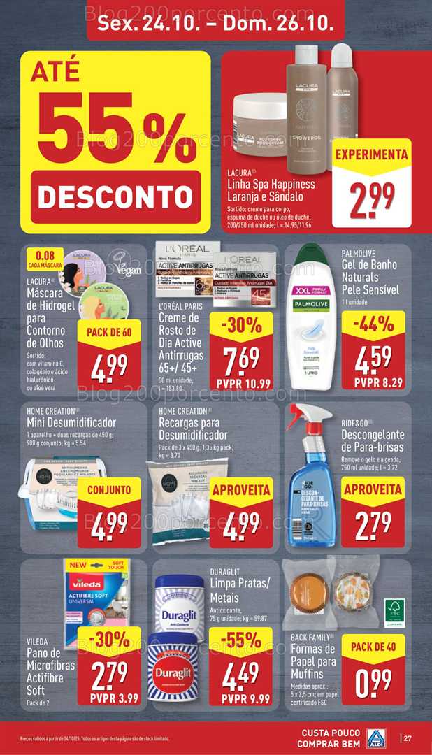 Antevisão Folheto ALDI Promoções de 20 a 26 outubro - Edição Digital