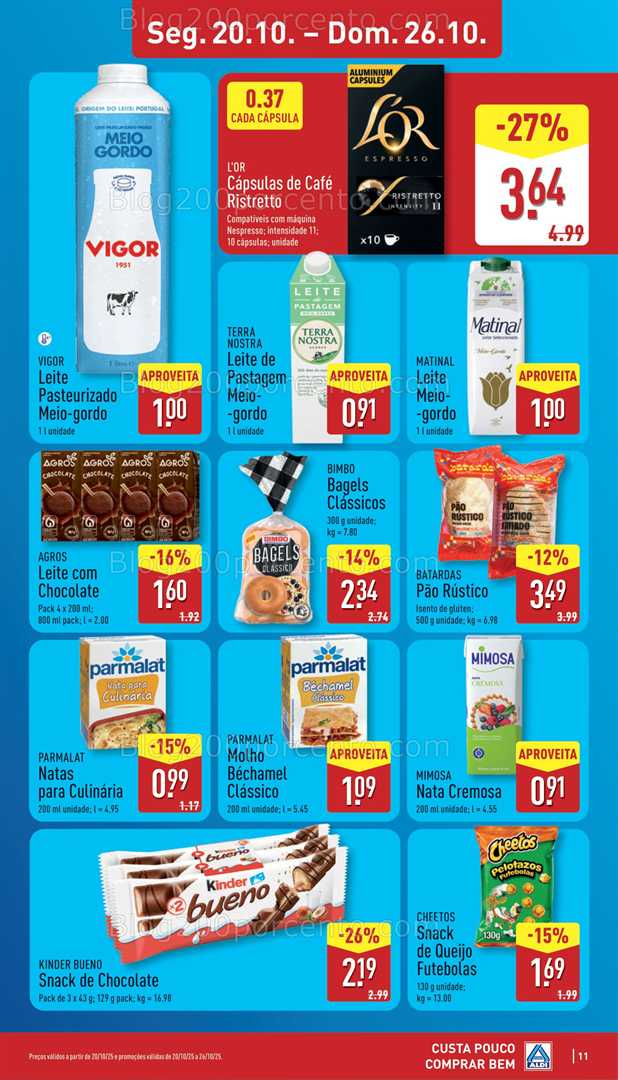 Antevisão Folheto ALDI Promoções de 20 a 26 outubro - Edição Digital
