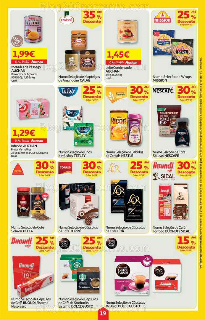 Antevisão Folheto AUCHAN Super Poupança Promoções de 16 a 22 outubro