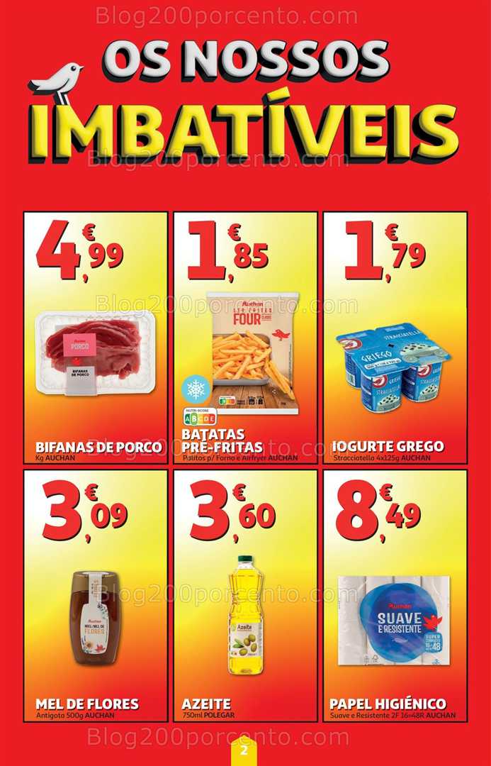 Antevisão Folheto AUCHAN Super Poupança Promoções de 16 a 22 outubro