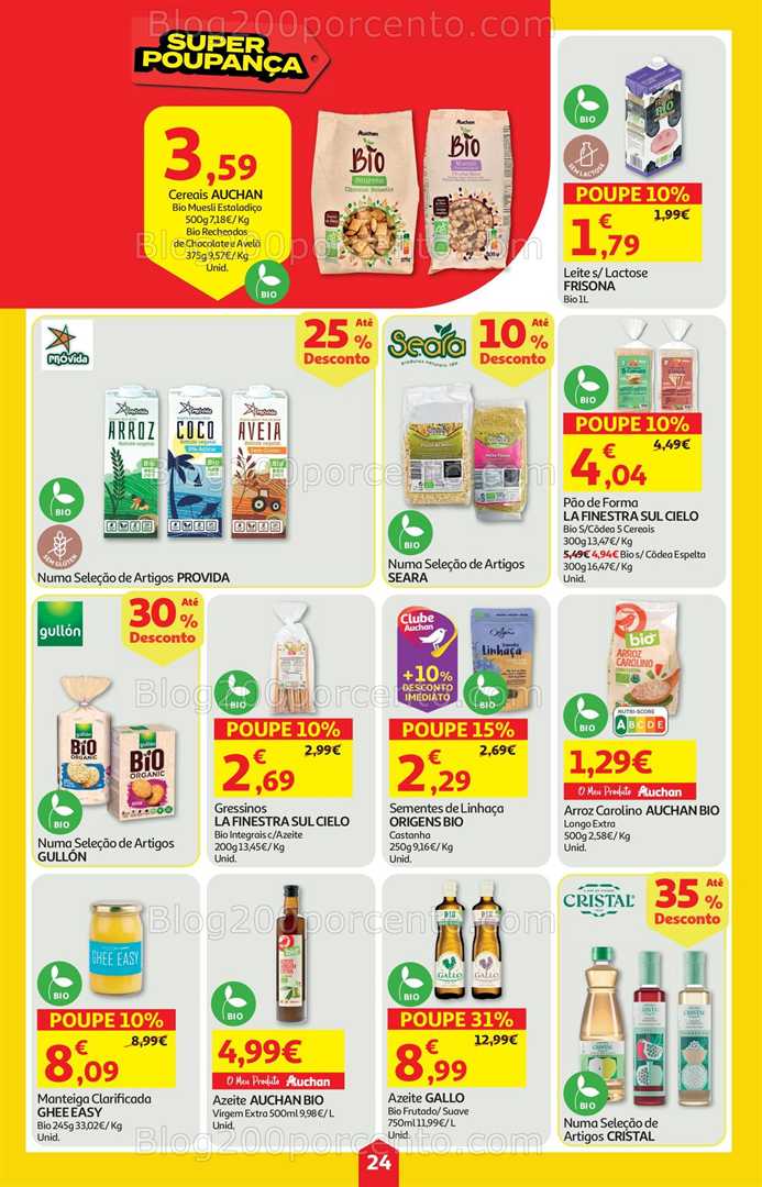 Antevisão Folheto AUCHAN Super Poupança Promoções de 16 a 22 outubro
