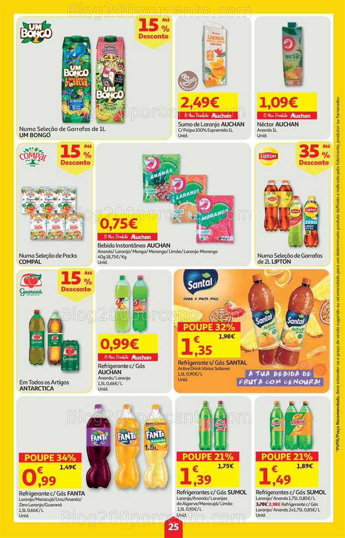 Antevisão Folheto AUCHAN Super Poupança Promoções de 16 a 22 outubro